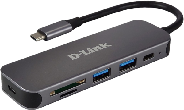 Docking station D-LINK DUB-2325, USB Type-C, Gri, 2 ani Garantie