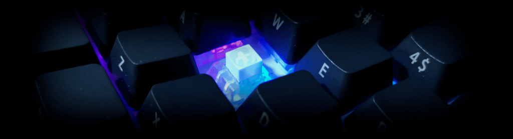 Tastatură gaming DreamKey – Switch-uri mecanice Kailh Box, croite pentru gaming