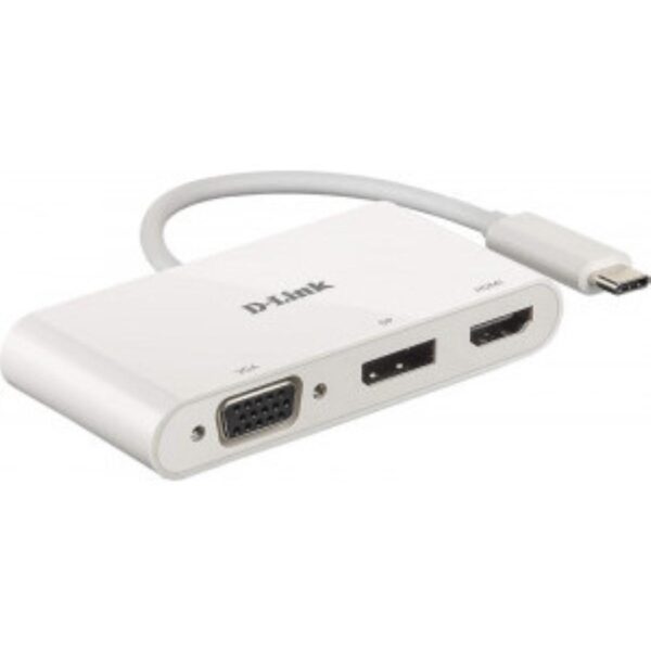 Docking station D-Link DUB-V310, USB Type-C, Alb, 2 ani Garantie