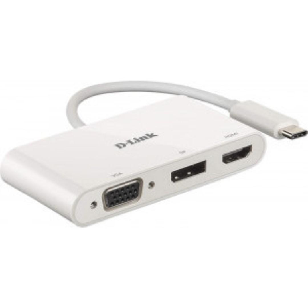 Docking station D-Link DUB-V310, USB Type-C, Alb, 2 ani Garantie Docking station D-Link DUB-V310, USB Type-C, Alb, 2 ani Garantie - imagine 1