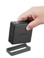 Lenovo X9 Charging GaN Dock Prin cablu USB 3.2 Gen 2 (3.1 Gen 2) Type-C Gri - imagine 5